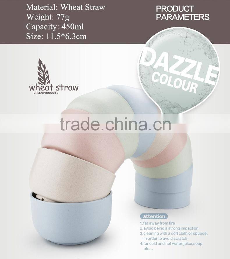2015 New Product Best Demand Wheat Straw Dinner Plate