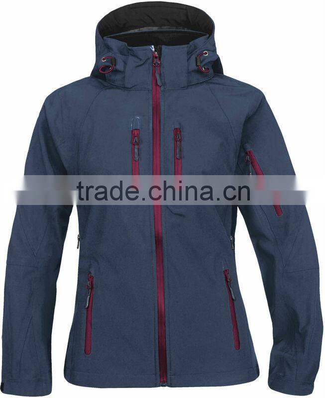 Softshell Plaid Hooded Jacket