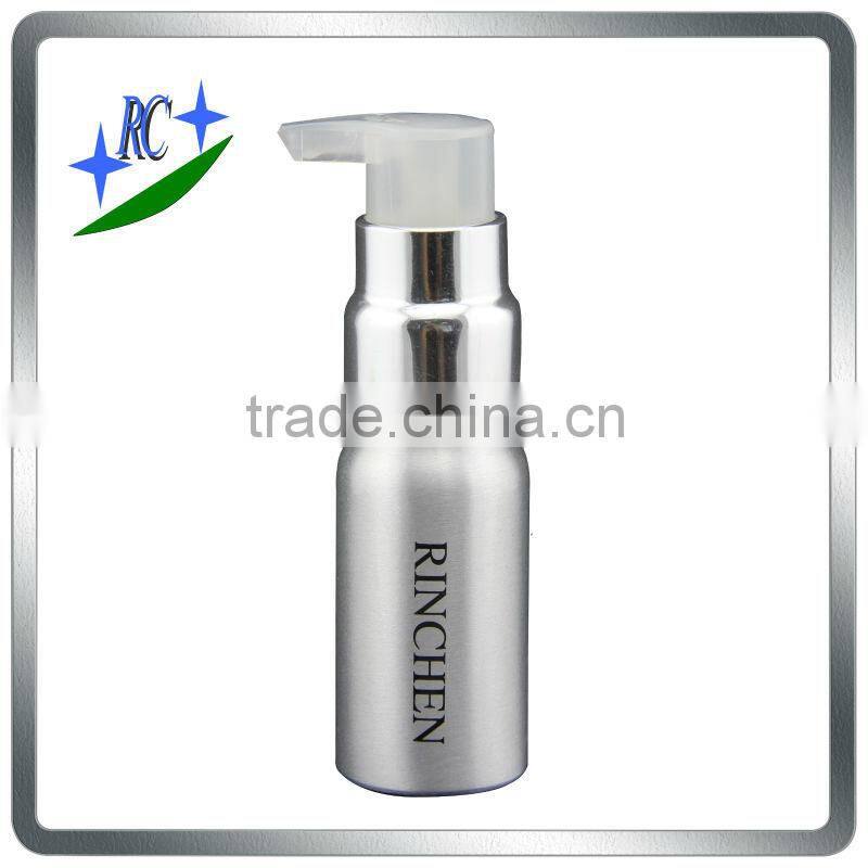 50ml silver aluminum bottle for shampoo