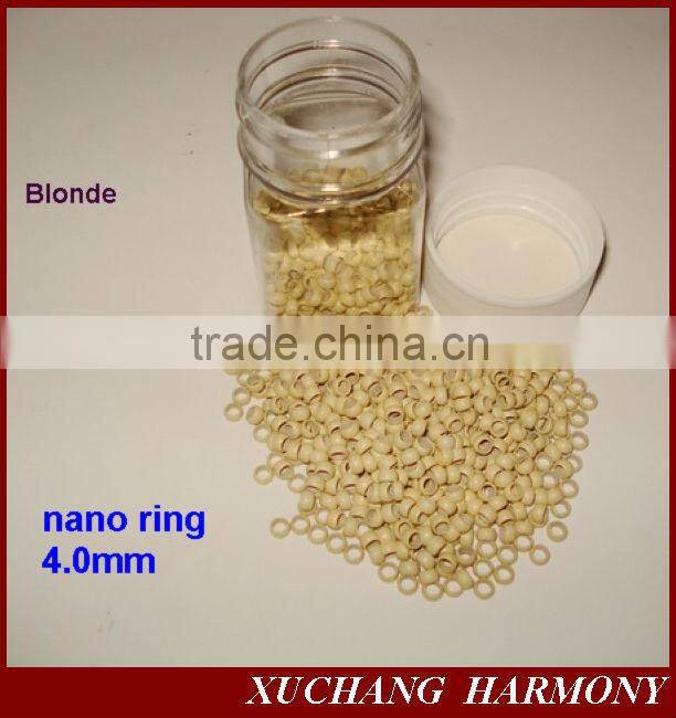 Top quality hair products micro ring with silicone, screw, copper and nano styles