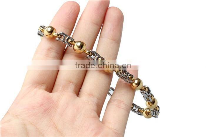 Factory wholesale latest design 316l stainless steel jewelry bracelet for men
