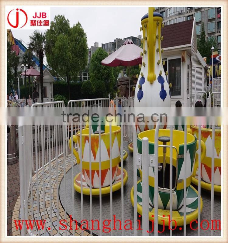 Coffee Cup Rotating Amusement Rides with Good Quality