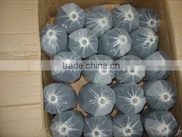 Rubber elastic thread covered polyester yarn