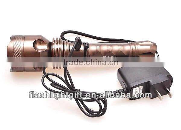led Rechargeable high power cree Q5 torchlight