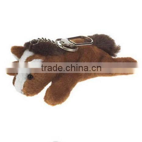 Plush Horse Keychain