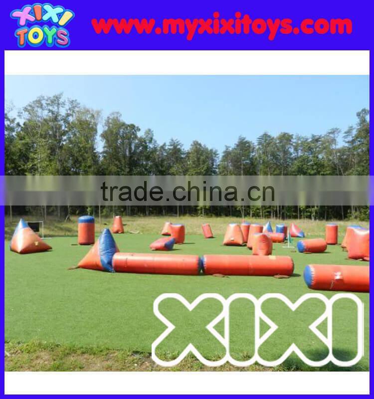 Newest funny 0.9mm PVC Inflatable Paintball Bunkers for sale