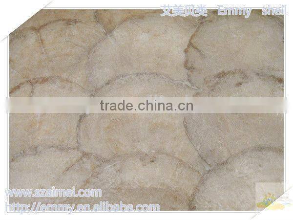 Natural capiz gold mother of pearl seashell mosaic wall tile wall panel