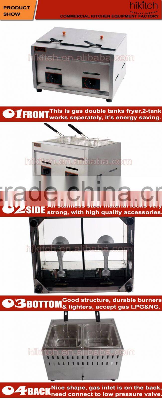 gas donuts fryers LPG propane deep fryer best price for commercial restaurant kitchen
