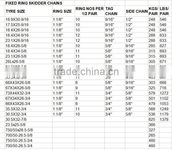 Double Diamonds Studded Skidder Chains