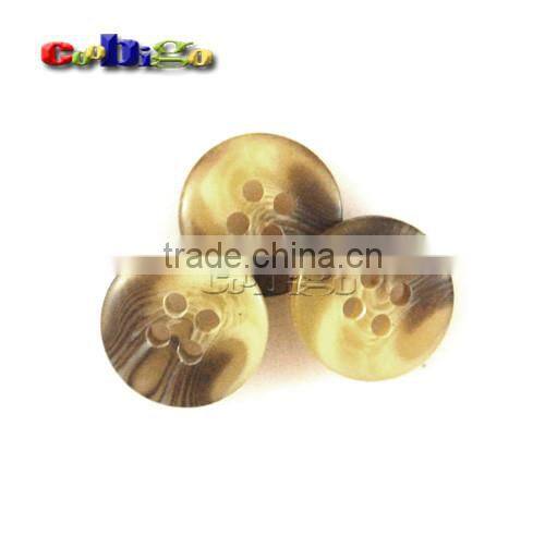 13mm(20L) Fashion Resin Grain Buttons 4 Holes Sewing Craft DIY Accessories For Bag Shoe Garment #FLN006-13B