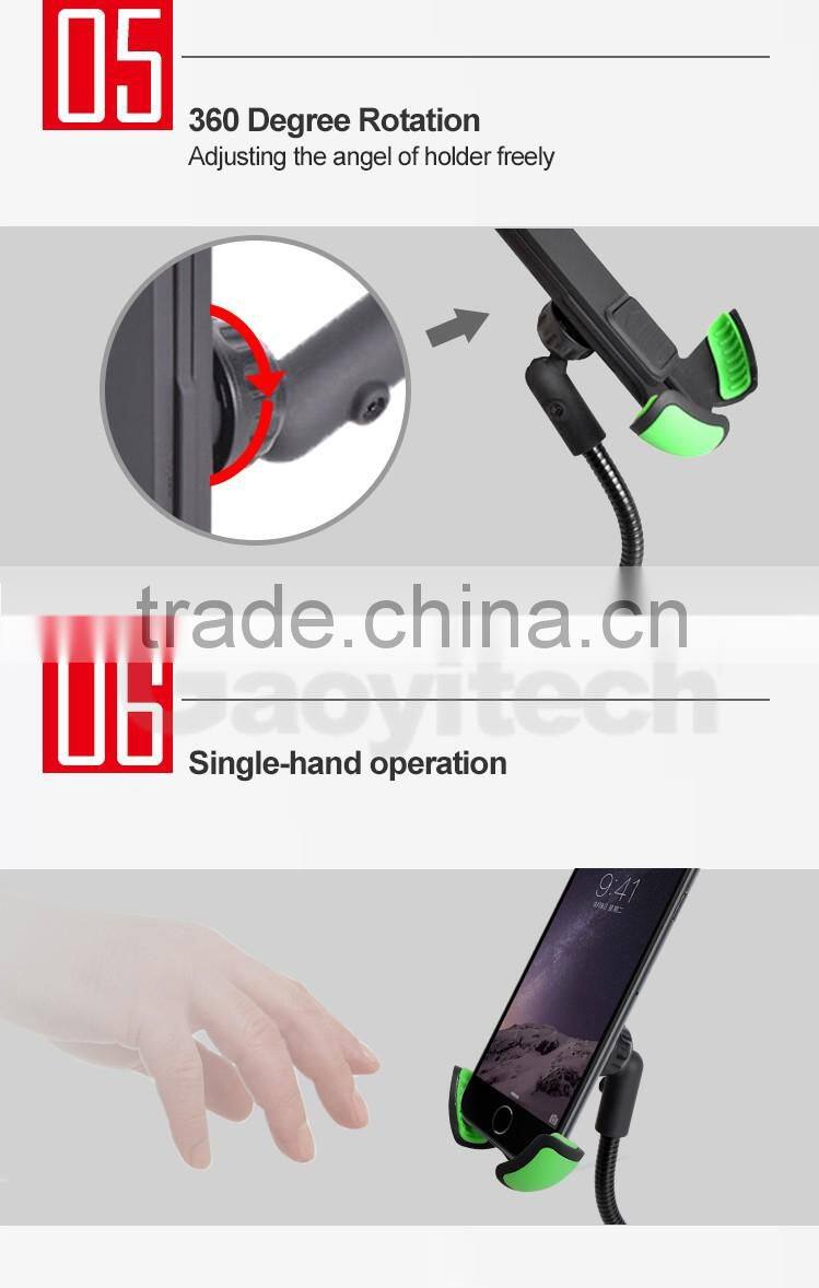 2016 universal Dual USB car charger cigarette lighter mount mobile phone car holder