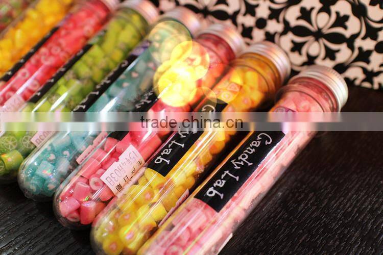 new Innovation 60ml PET plastic candy bottle with Aluminum cap