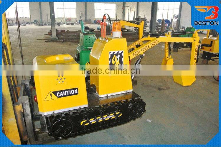 2016 Beston professional kids coin operated game machine for adults amusement excavator
