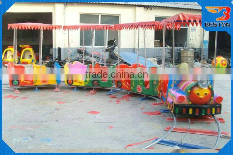 Hot sale mini kids electric amusement outdoor train ride with factory price