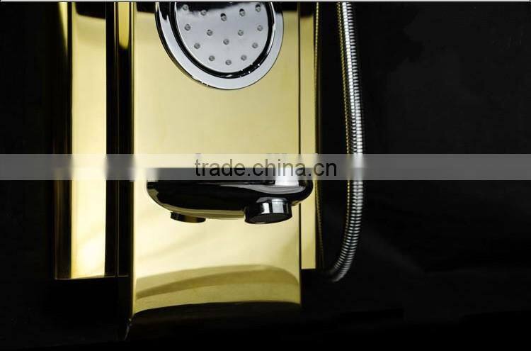 building materials golden set column shower panel Y-009
