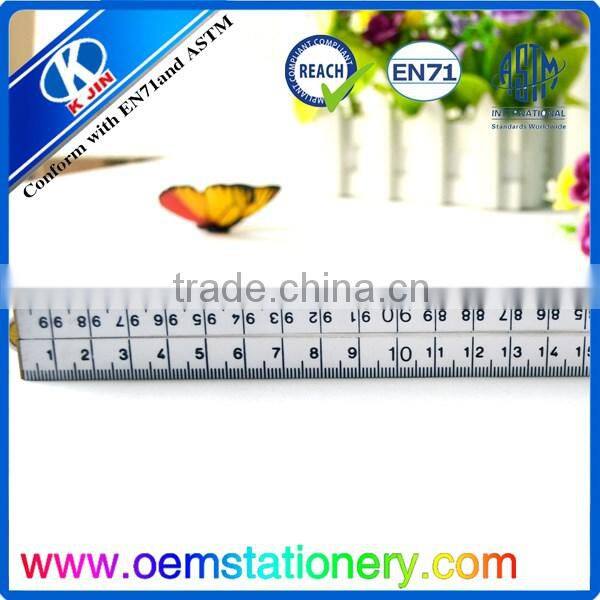 Hot sale 100cm metal aluminum long folding ruler for office supplies