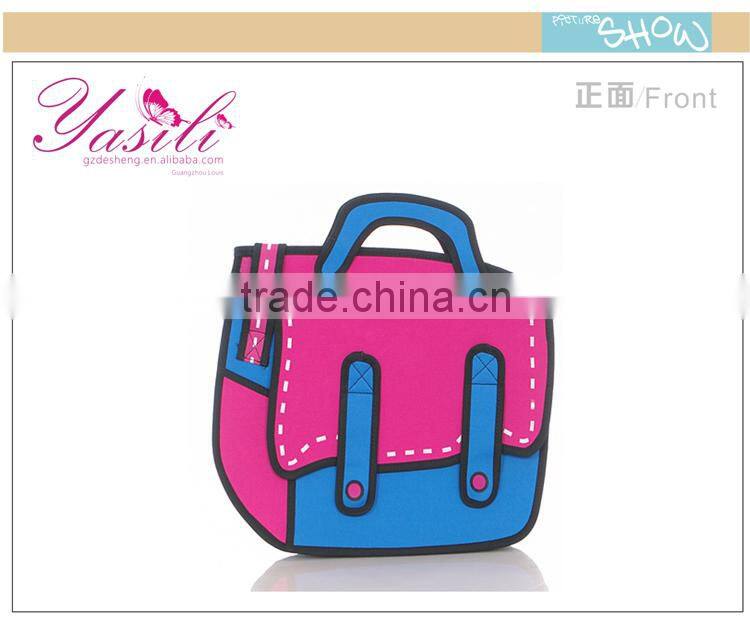Hot sale magical organizer shoulder bag,3d picture of ganesh,3D printing shoulder bag