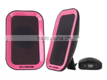 2 (2.0) Channels and Portable Audio Player,Mobile Phone,Computer,Stage,for ipod,iphone,mp3,pc Use loudspeaker(SP-666)