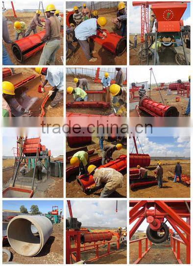concrete pipe forming machine in china