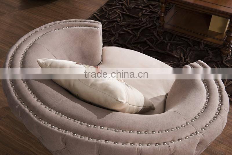 2016 European Antique New Classic Italian Fabric Sofa Set 1+2+3 AL033