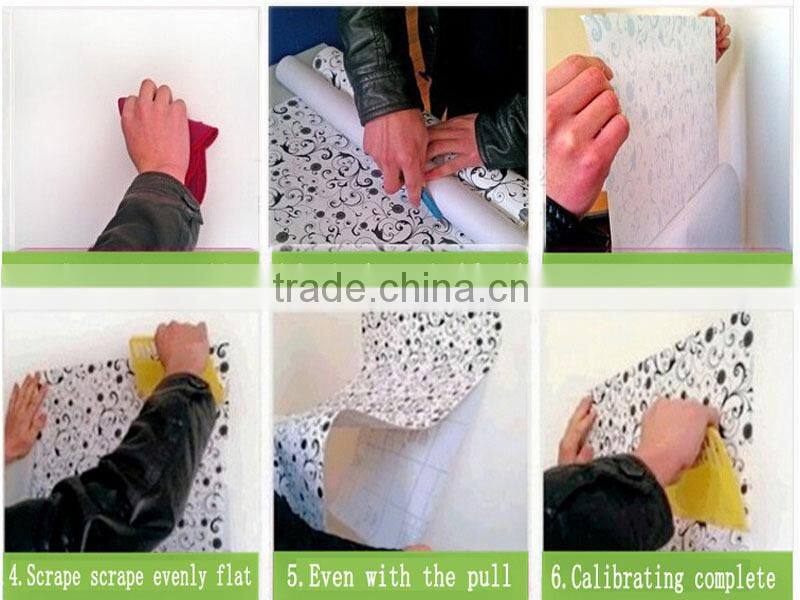 Best selling TV background Home decoration pvc wallpaper