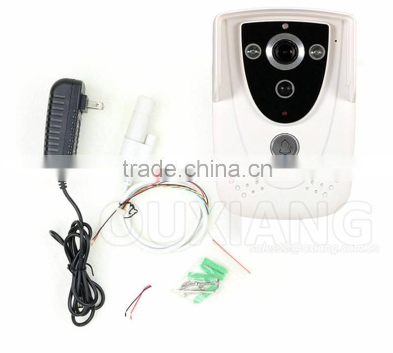 720P PIR Motion Sensor WiFi Visual Intercom Doorbell with IR Night Vision