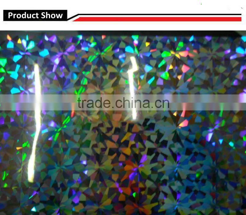 Holographic Film Anti-counterfeiting security packaging PET self adhesive hologram film