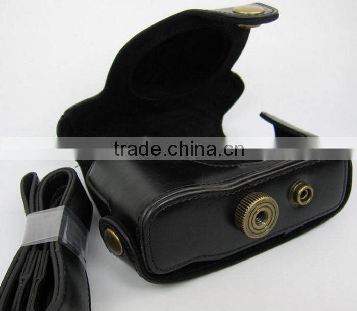 Factory competitive price fashion leather mini Camera Bag in Dongguan