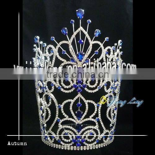 christmas animal rhinestone and crystal full round pageant crowns