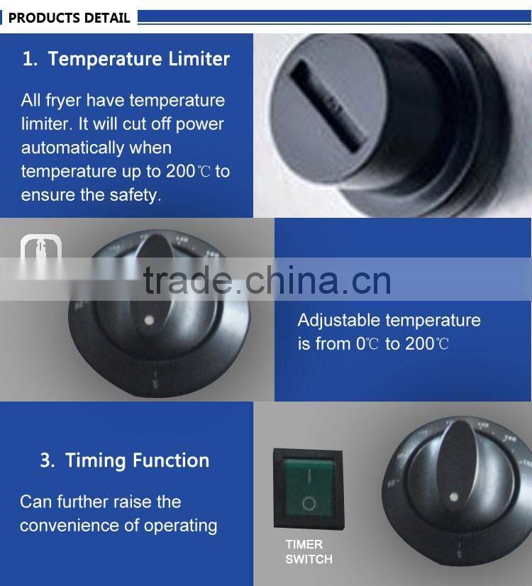 Factory Price 10L Single Tank Fryer For Sale Industrial Air Gas fryer