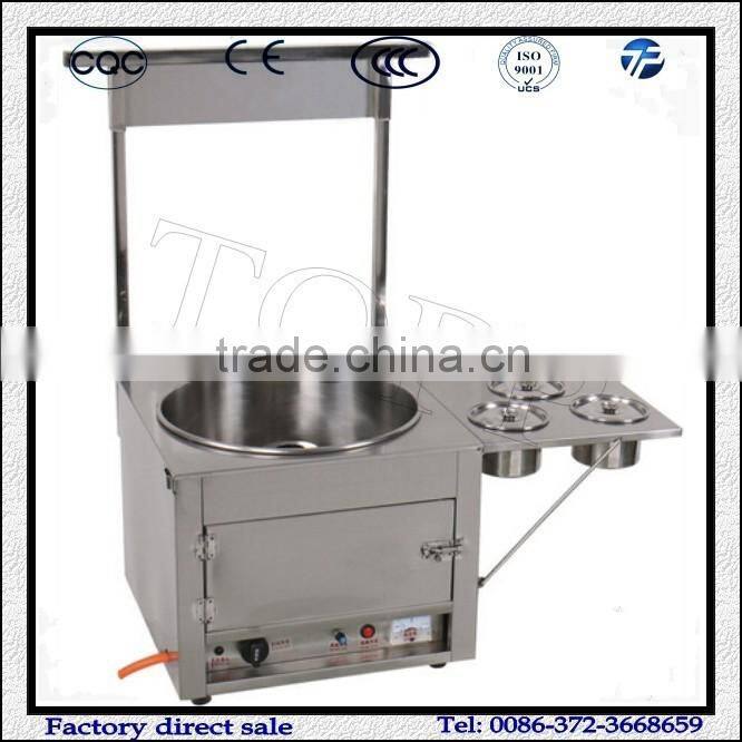 Gas Candy Cotton Making Machine with 5 barrels of Raw Material