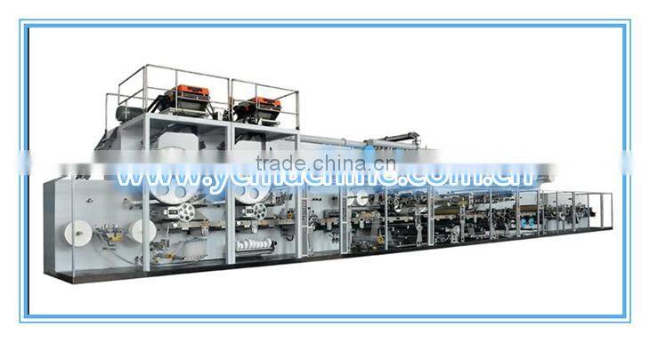 Full servo adult diaper machine price with PLC control