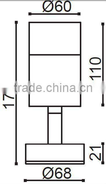 316 stainless steel body 240V/120V/12V Suit 3x1W/5x1W/5x2W for outdoor wall mounted led light