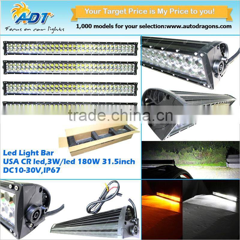32inch 180W LED Work Light Bar Spot Flood Car suv boat Offroad driving 4x4 Lamp