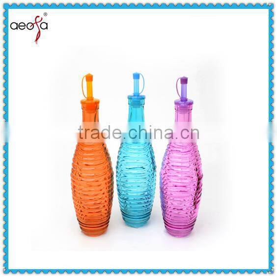 clear glass fruit vinegar decorative spray sauce bottle