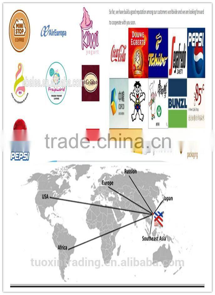 290ml Tuo Xin brand disposable ripple paper cup