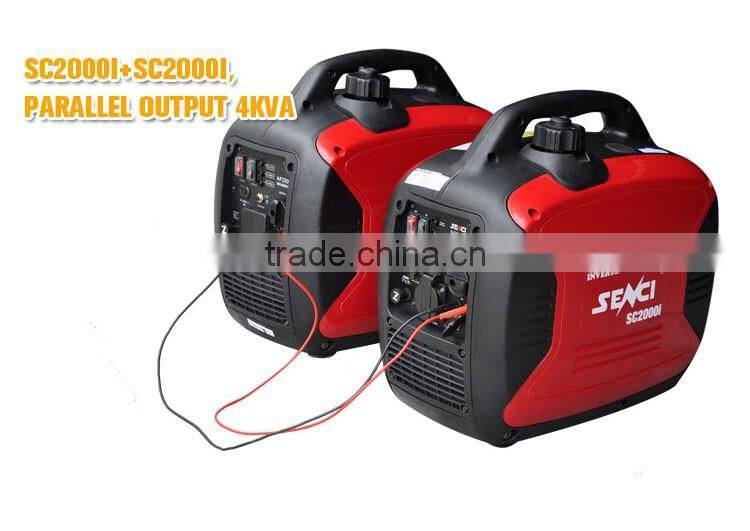 Portable Silent 2KW Inverter Generator with OHV Single Cylinder 4 Stroke Gasoline Engine