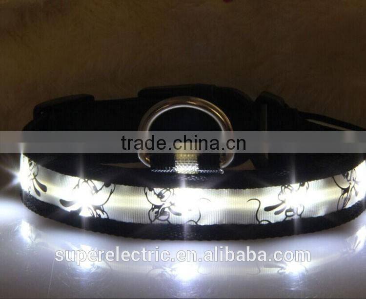 High grade eco-friendly pet lead leashes wholesale led lighted retractable dog leash