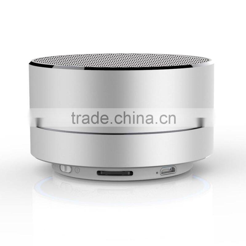 2015 private wireless mini bluetooth speaker with TF card slot and LED light