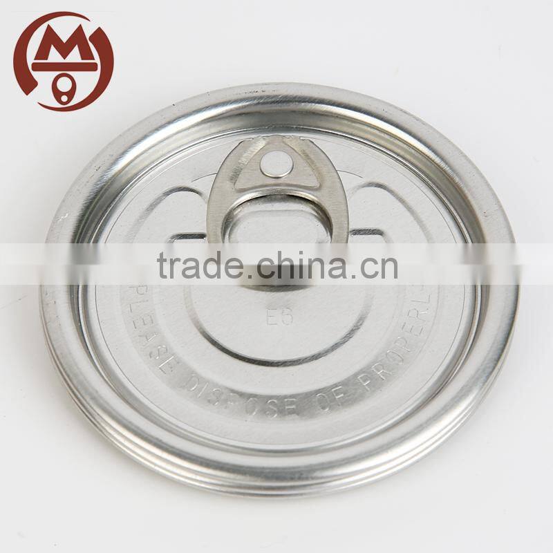 200# partial open easy open peel off end aluminum beverage can cover