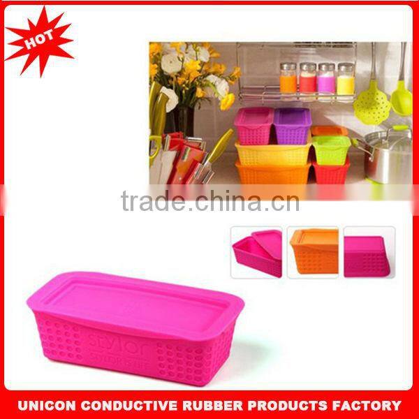 High quality newest lunch box keep food cold of food grade silicone