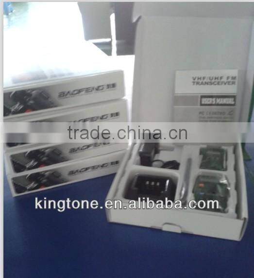 baofeng uv5r 1.5" lcd ham two way radio dual-band battery charger for baofeng uv 5r