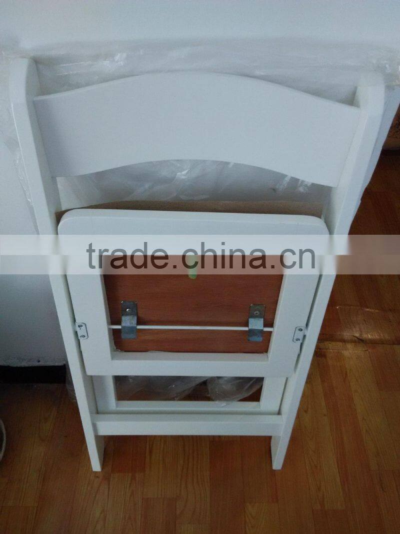 China supply wood used folding tables chairs for sale