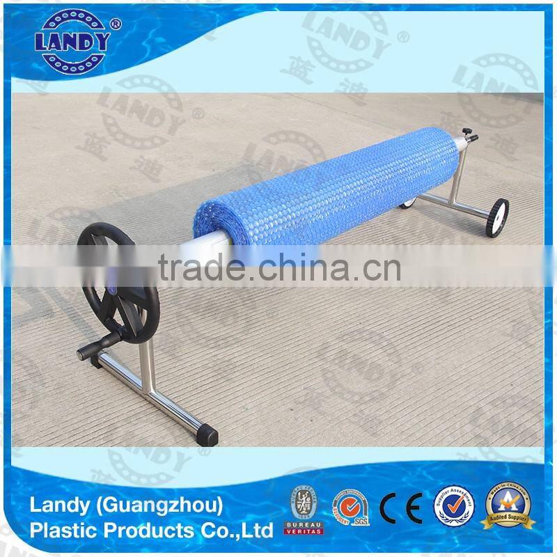 New Products 2016 automatic insulation swimming solar bubble pe pool covers roller