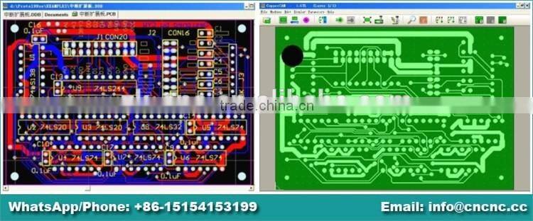 Small PCB CNC Router Milling Drilling Engraving Machine 400*400MM ZK-4040