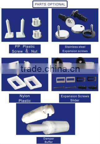 007 PP Toilet Seats; 1.2g Universal Types Toilet Covers Hot Sale to Europe