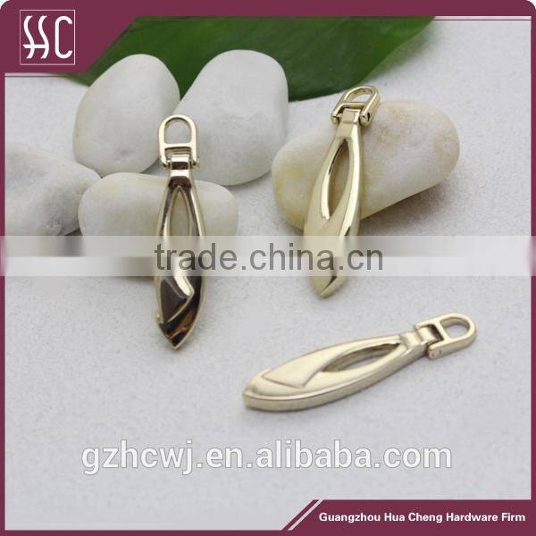 customized metal zipper puller for bag and clothing