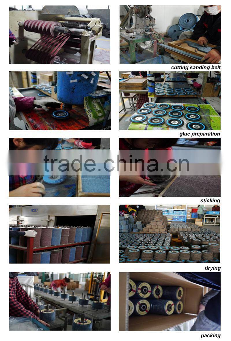 China Manufacturers Paint Removal Abrasive Flap Disc