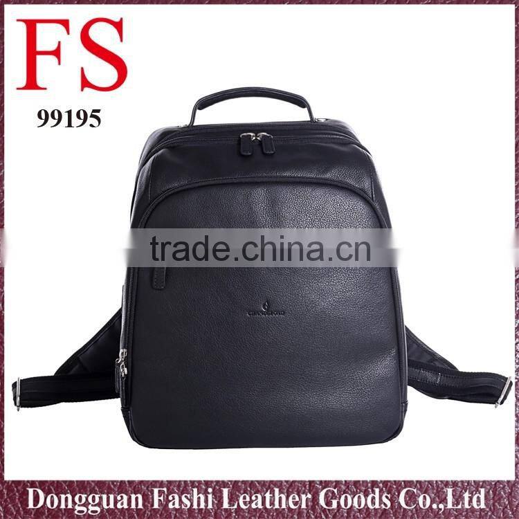 100% genuine leather outdoor hiking backpack