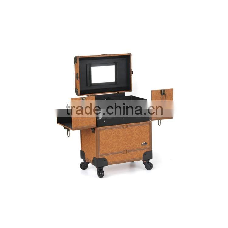 Professional Factory Price Sunrise Branded Cosmetic Trolley Box For Nail Beauty